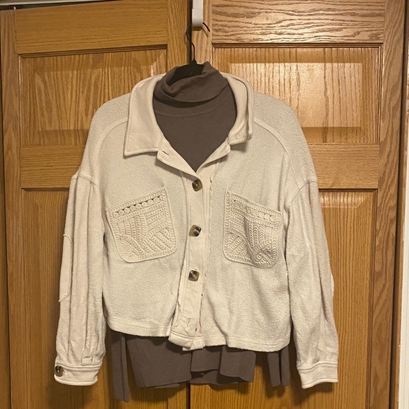 Chico's Taupe Turtleneck Sweater - Picture 2 of 4